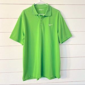 Nike Dri-Fit Golf Shirt Men’s | Bright Green | XL